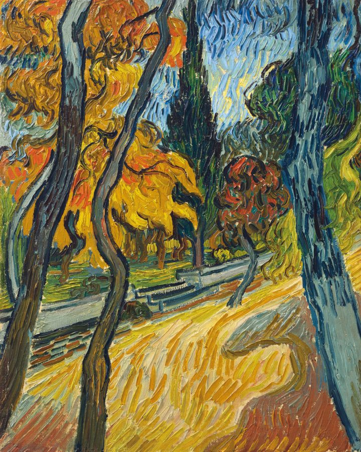 Vincent Van Gogh (1853-1890), Arbres Dans Le Jardin De L … intérieur Jarre De Jardin