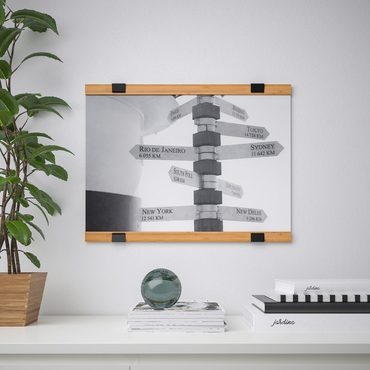 Visbäck Poster Hanger – Bamboo 24 " (61 Cm) encequiconcerne Desserte Jardin Ikea