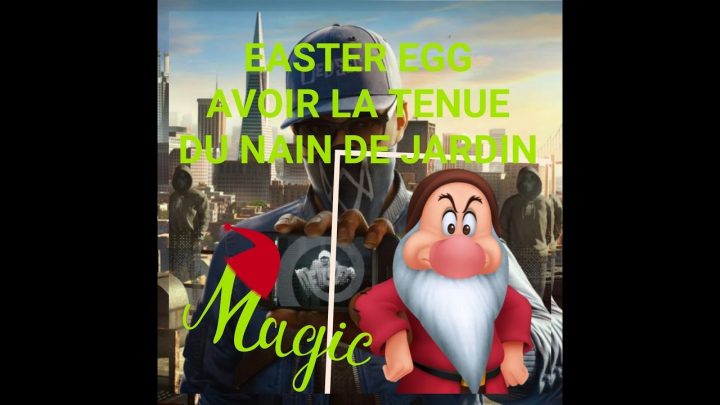 Watchdogs 2/ Easter Egg/secret/ Costume Nain De Jardin [Master's Garden] avec Nain De Jardin Design