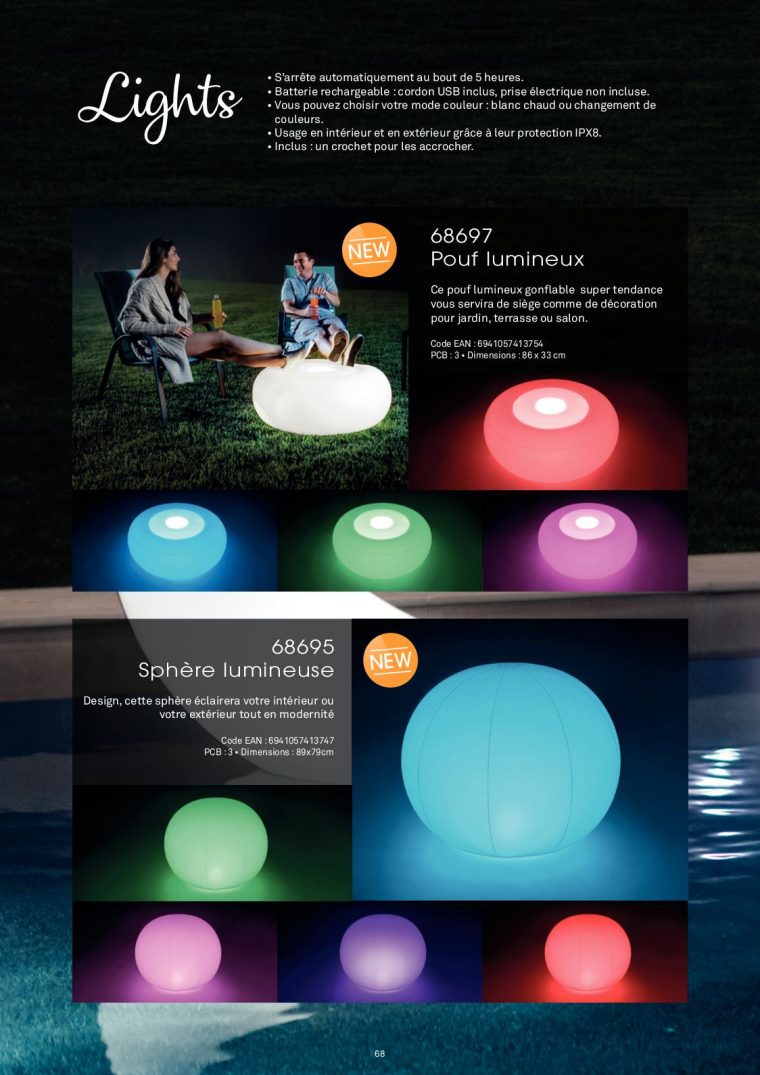 Web Catalogue Intex 2019 – Calameo Downloader serapportantà Sphere Lumineuse Jardin