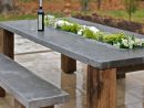 When You Have Invested In An Outdoor Wood Table, You Need To ... concernant Table De Jardin En Ciment