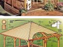 Wooden Gazebo Plans - Outdoor Plans And Projects ... concernant Support Abri De Jardin