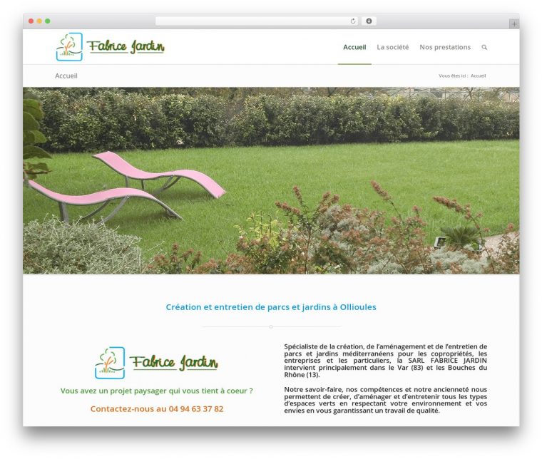 WordPress Theme Enfold By Kriesi – Fabrice-Jardin.fr serapportantà Creation Parc Et Jardin