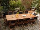 23 Génial Table Exterieur Teck | Salon Jardin avec Table De Jardin Castorama