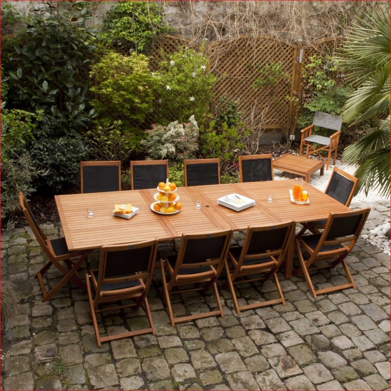28 Luxe Table Teck Exterieur | Salon Jardin destiné Salon De Jardin Teck Occasion
