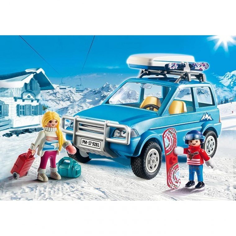 4X4 Avec Coffre De Toit 9281 Playmobil : La Boite À Prix … destiné Coffre De Toit Carrefour