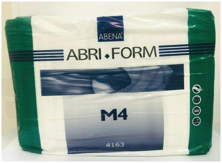 Abena Abri-Form Comfort M4 Disposable Diaper Brief Medium 4163 14 / Bag –  4163 destiné Abri Discount
