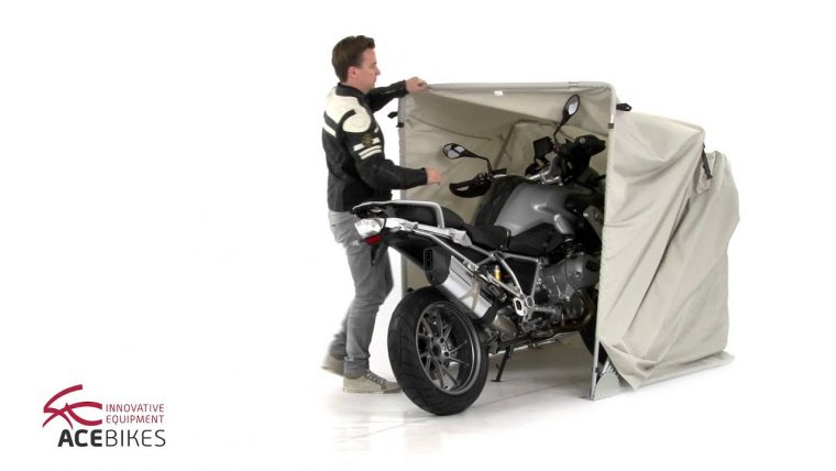 Acebikes Motor Shelter Size M Faltgarage, Folding Garage, L'abri Moto pour Abri Moto