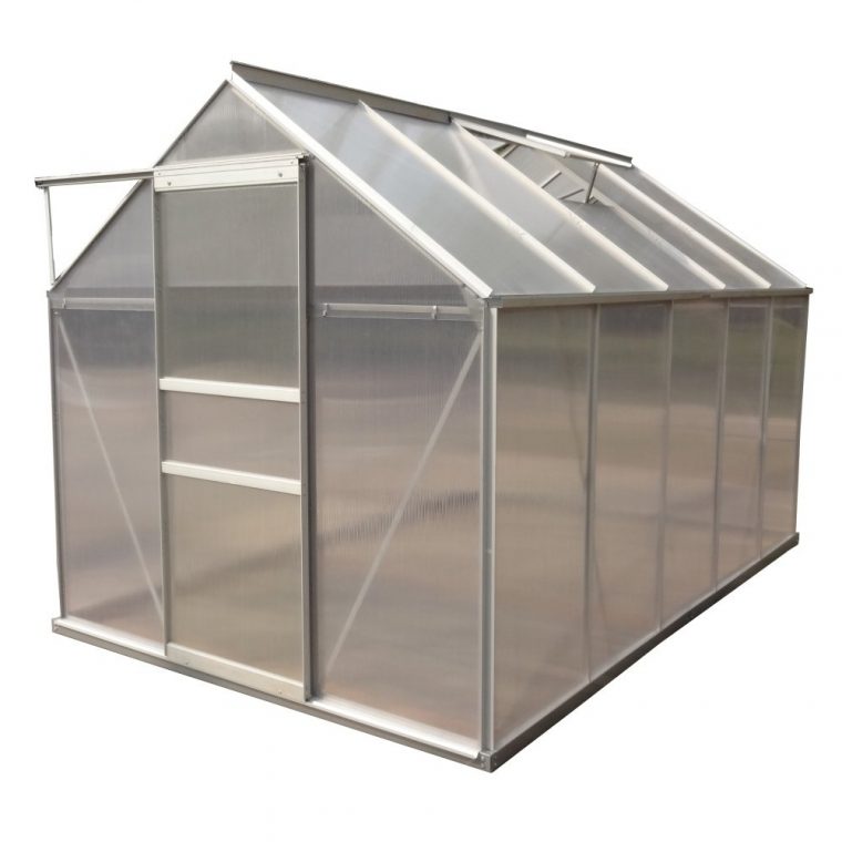 Aleko Outdoor Walk-In Poly-Carbonate Greenhouse With … avec Serre Polycarbonate 12M2