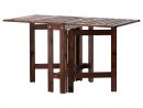 Äpplarö Gateleg Table, Outdoor - Brown Stained Brown 20/77/133X62 Cm destiné Table Jardin Ikea