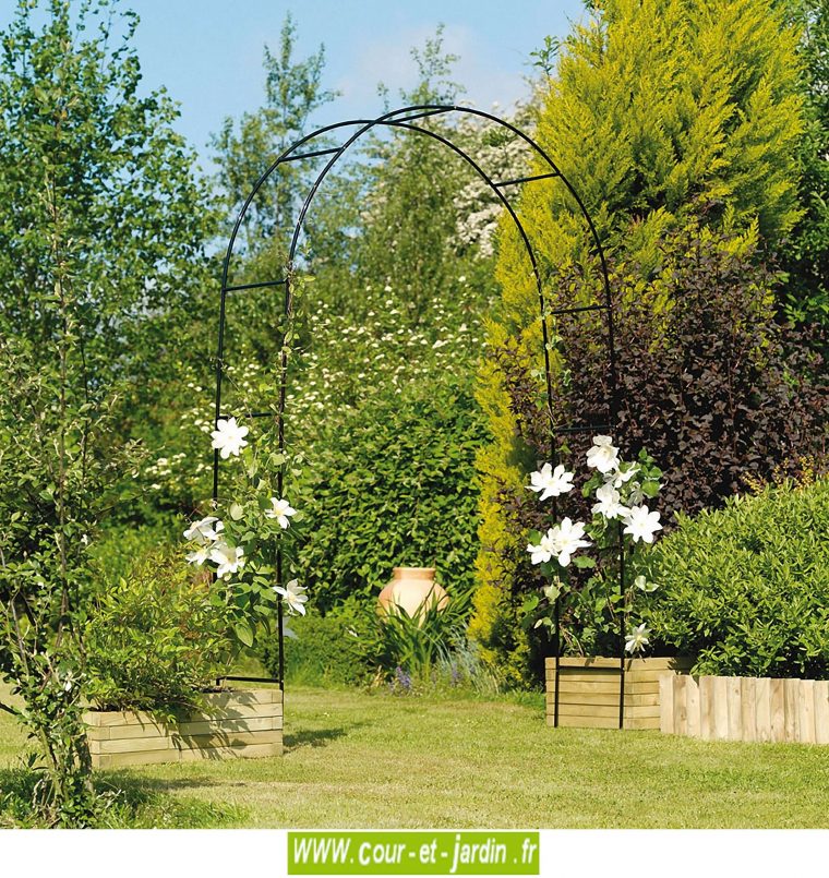 Arche De Jardin, En Métal Easy Arch – Pergola De Jardin … à Arceaux De Jardin