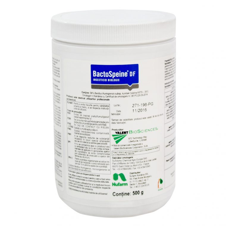 Bactospeine Df, 500 G, Nufarm Insecticide, Bacillus … destiné Bactospeine