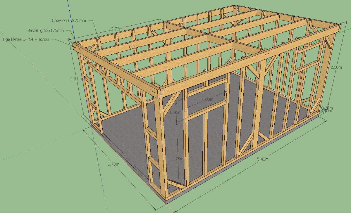 Bonjour A Tous, Je Projette De Fabriquer Un Abris De Jardin ... à Fabriquer Abris De Jardin