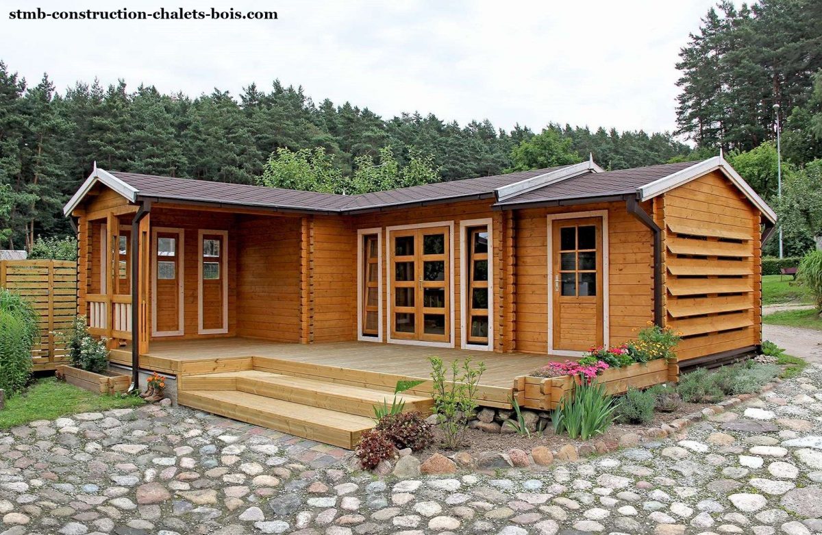 Boutique Chalets Habitables Kit Chalet Habitable Chataignier ... dedans Chalet Bois Kit