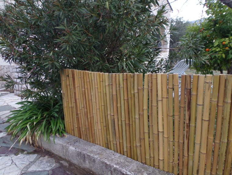 Canisse Bambou Epais – Diam 3-3,5 Cm intérieur Deco Jardin Bambou