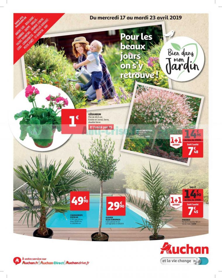 Catalogue Auchan Du 17 Au 23 Avril 2019 (Jardin … à Auchan Jardin