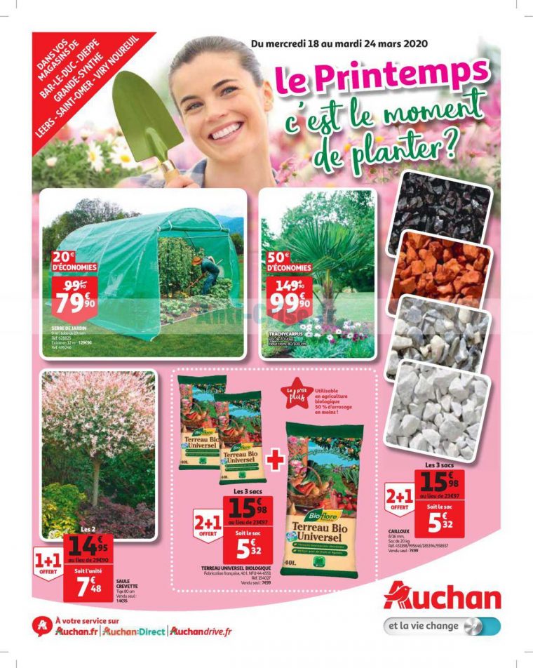 Catalogue Auchan Du 18 Au 24 Mars 2020 (Nord Jardin … serapportantà Auchan Jardin