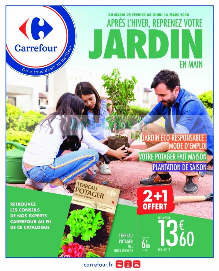 Catalogue Carrefour Du 25 Février Au 16 Mars 2020 (Jardin … encequiconcerne Carrefour Jardin