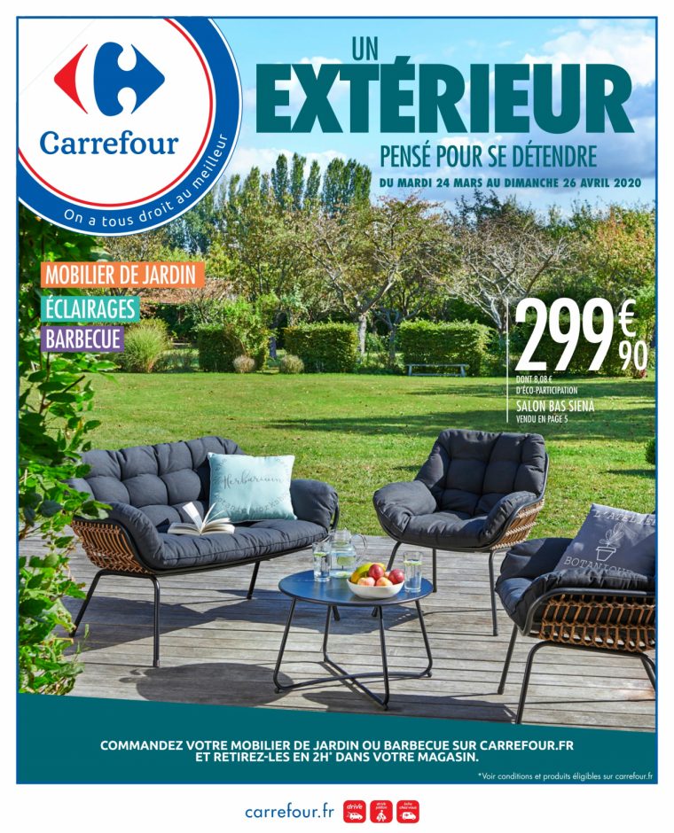 Catalogue Carrefour Hypermarché – Mobilier De Jardin Du 24 … à Carrefour Jardin