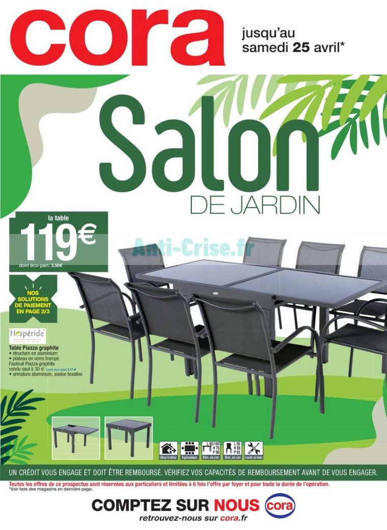 Catalogue Cora Du 07 Au 25 Avril 2020 (Salon De Jardin … à Cora Salon De Jardin 2020