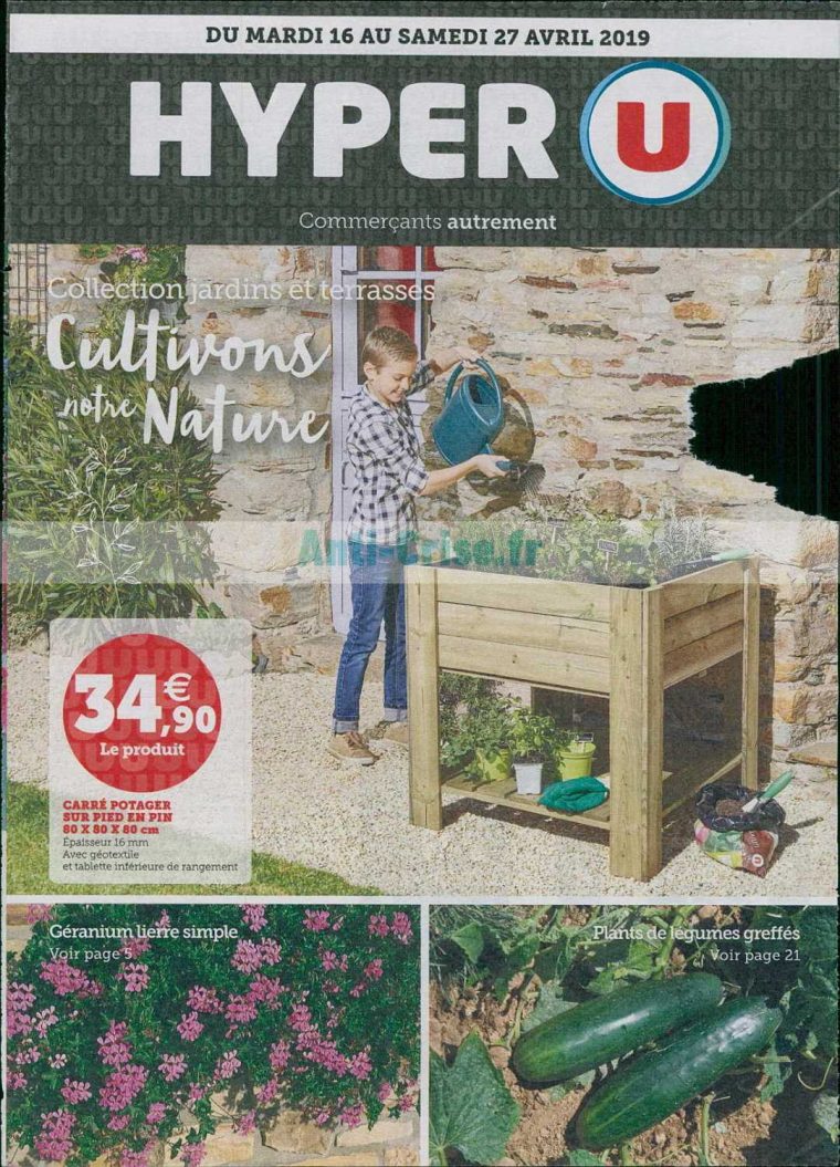 Catalogue Hyper U Du 16 Au 27 Avril 2019 (Jardin … encequiconcerne Salon Jardin Hyper U