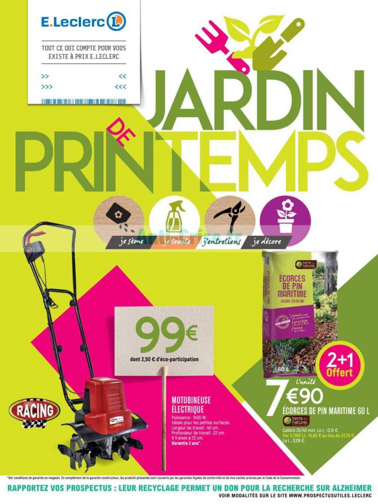 Catalogue Leclerc Du 10 Au 21 Mars 2020 (Jardin Occitanie … avec Catalogue Leclerc Jardin