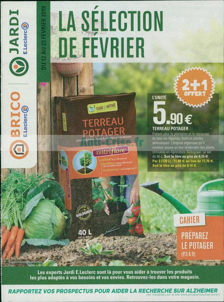 Catalogue Leclerc Du 12 Au 23 Février 2019 (Jardin … serapportantà Catalogue Leclerc Jardin