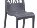 Chaise Vegetal Anthracite encequiconcerne Grosfillex Chaise