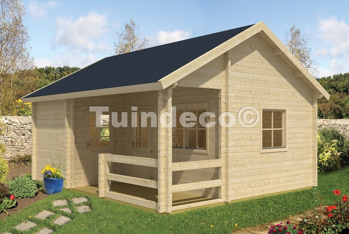 Chalet Edelweiss 30M² 70Mm De Tuindeco Intérieur Abri De ... destiné Abri Jardin 30M2