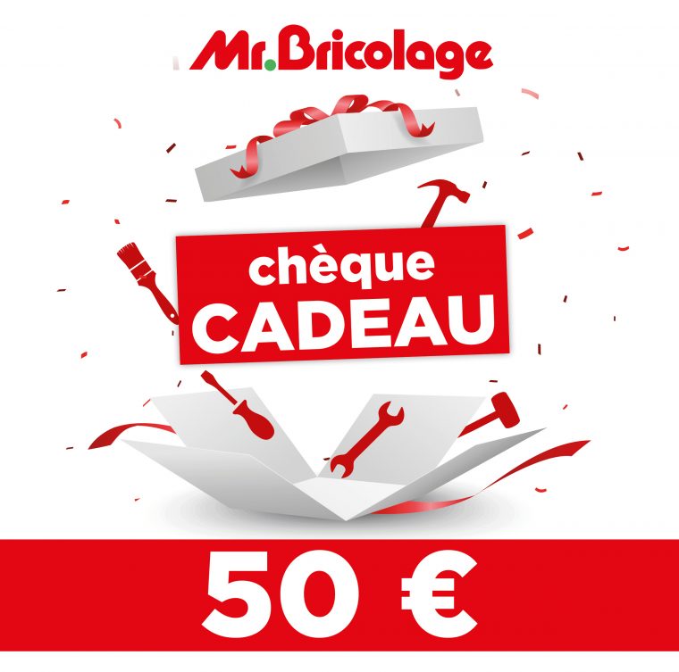 Chèque Cadeau Mr.bricolage 50 € – Mr.bricolage concernant Mr Bricolage Belgique