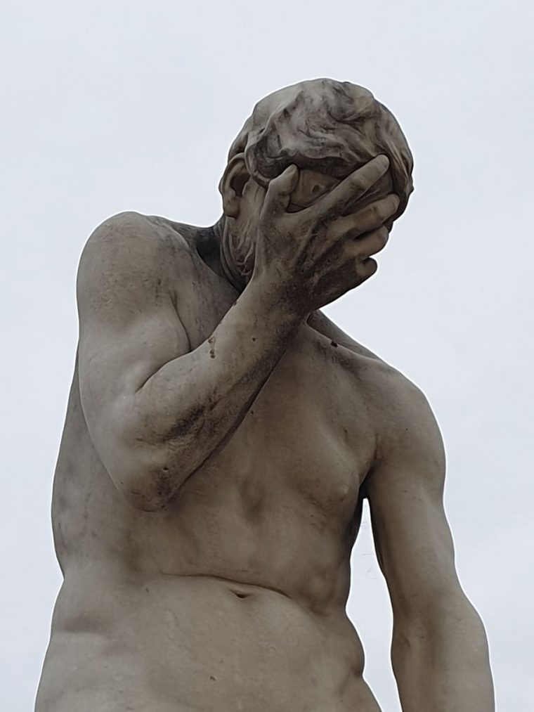 Despair, Jardin Des Tuileries, Paris, Statue, Sculpture … encequiconcerne Statuette De Jardin