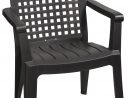Fauteuil Palao Anthracite tout Grosfillex Chaise