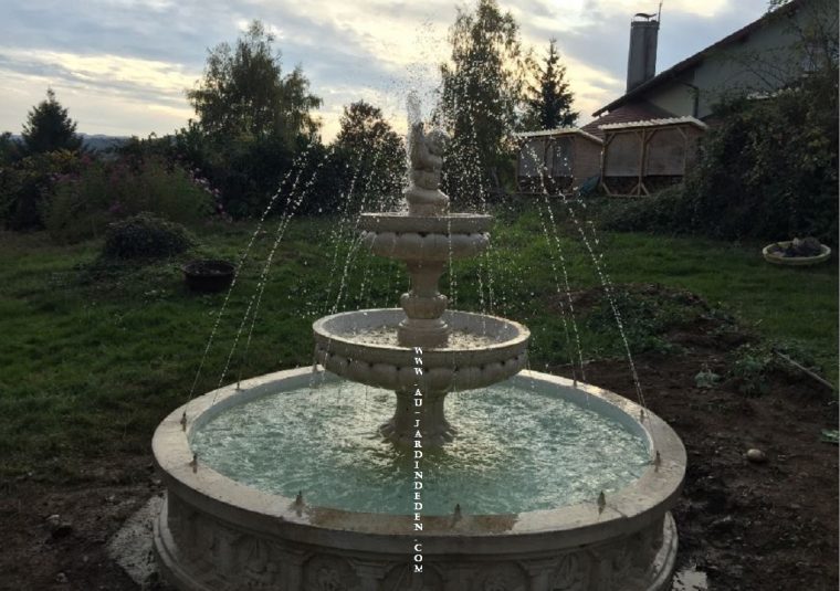 Fontaine De Jardin Exterieur Annecy Jets D'eau-A concernant Fontaine A Eau Pour Jardin