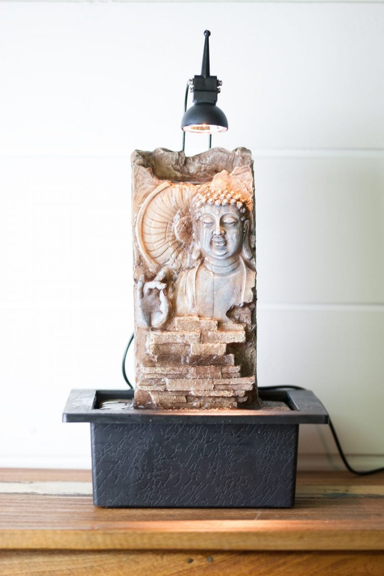 Fontaine D'intérieur Mur D'eau Bouddha Relief | Fontaine … concernant Fontaine Bouddha Interieur