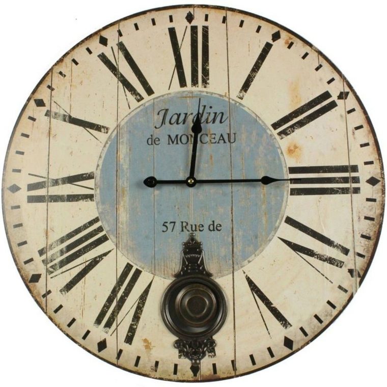 Horloge Ancienne Balancier Jardin De Monceau 58Cm – Taille … dedans Horloge De Jardin