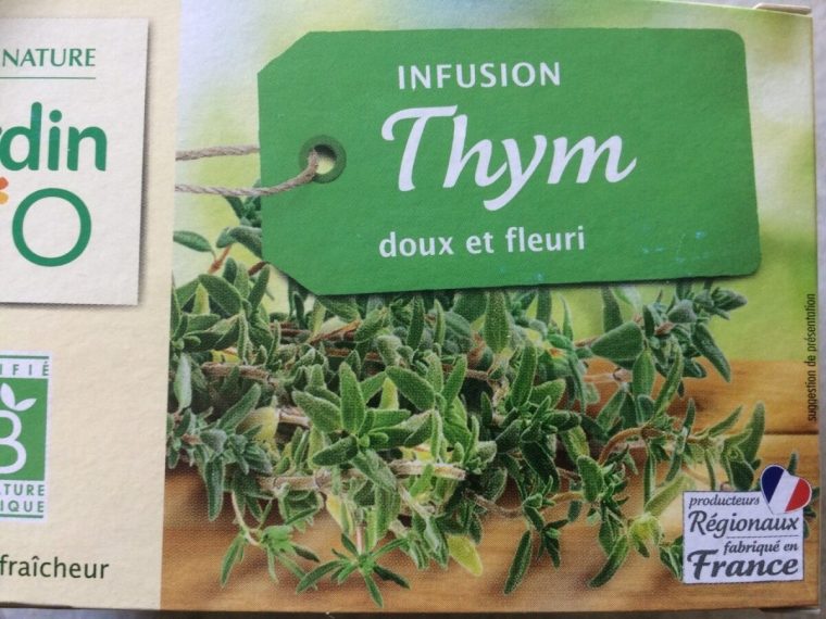 Infusion Thym Doux Et Fleuri – Jardin Bio – 28G dedans Infusion Jardin Bio