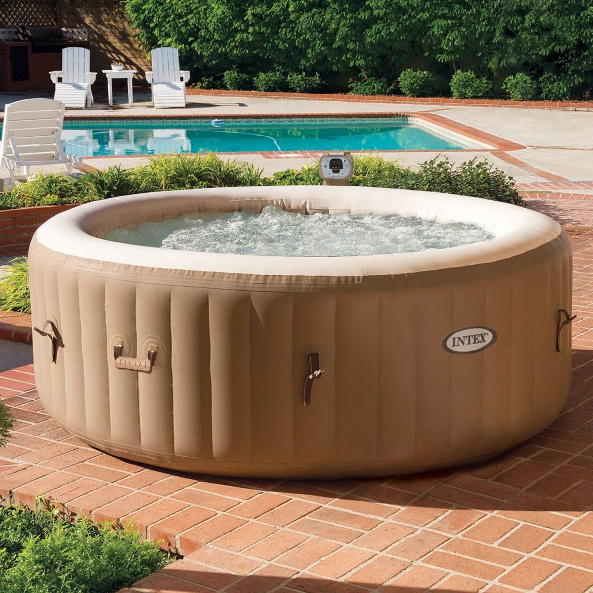 Jacuzzi Gonflable Extérieur Pour Terrasse, Jardin. #jacuzzi ... tout Jacuzzi Pour Jardin