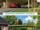 Karibu Doppelcarport Classic 2 + Pvc-Dach In 2020 ... tout Karibu Carport