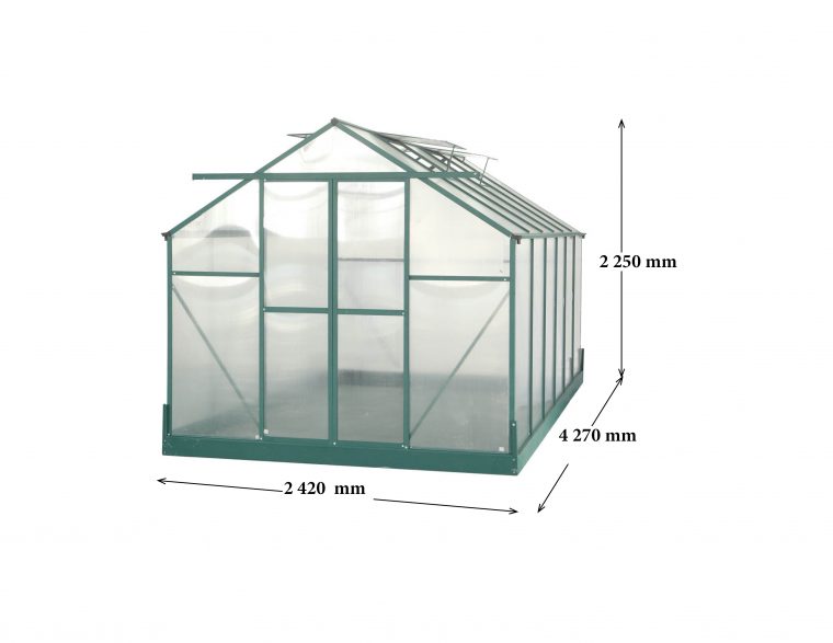 La Maison Du Jardin : Serre Polycarbonate 10.33M² Aluminium … pour Fabricant Serre Polycarbonate