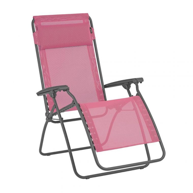 Lafuma Furniture R-Clip In Begonia Color With Steel Frame … dedans Relax Lafuma