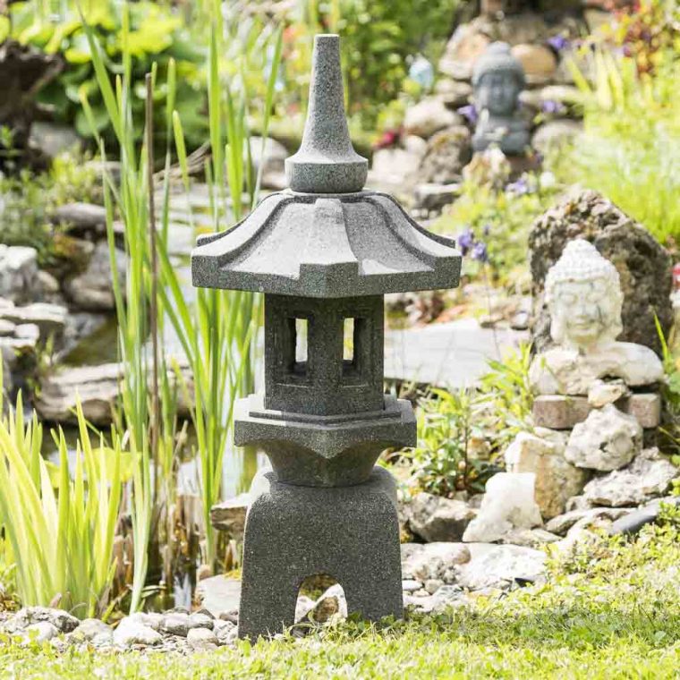 Lanterne Japonaise Jardin Zen Eclairage Jardin Lanterne … serapportantà Lanterne Japonaise Pas Cher