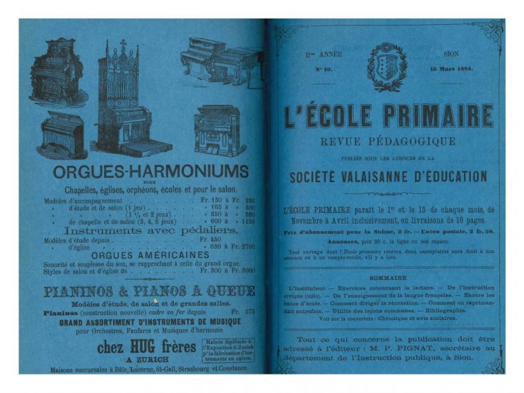 No 10 L'ecole Primaire, 15 Mars 1884 By Résonances, Mensuel … pour Abonnement Mon Jardin Ma Maison