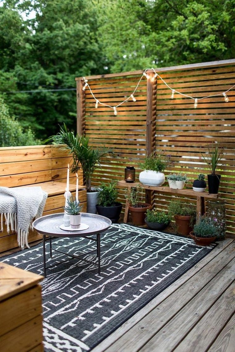 Outdoor Benches | Deco Terrasse, Patio Extérieur … concernant Petite Table De Salon De Jardin