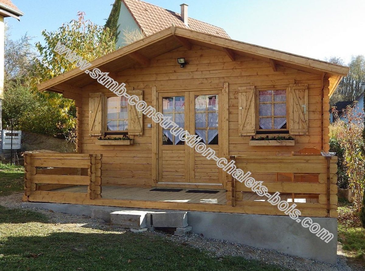 Pavier 20 destiné Chalet En Bois 20M2