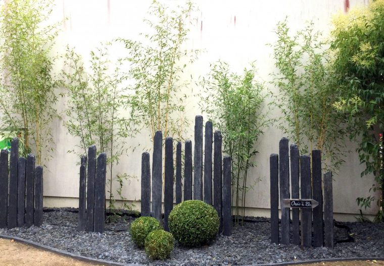 Piquet En Ardoise Bois Jardin – Recherche Google … concernant Deco Jardin Bambou