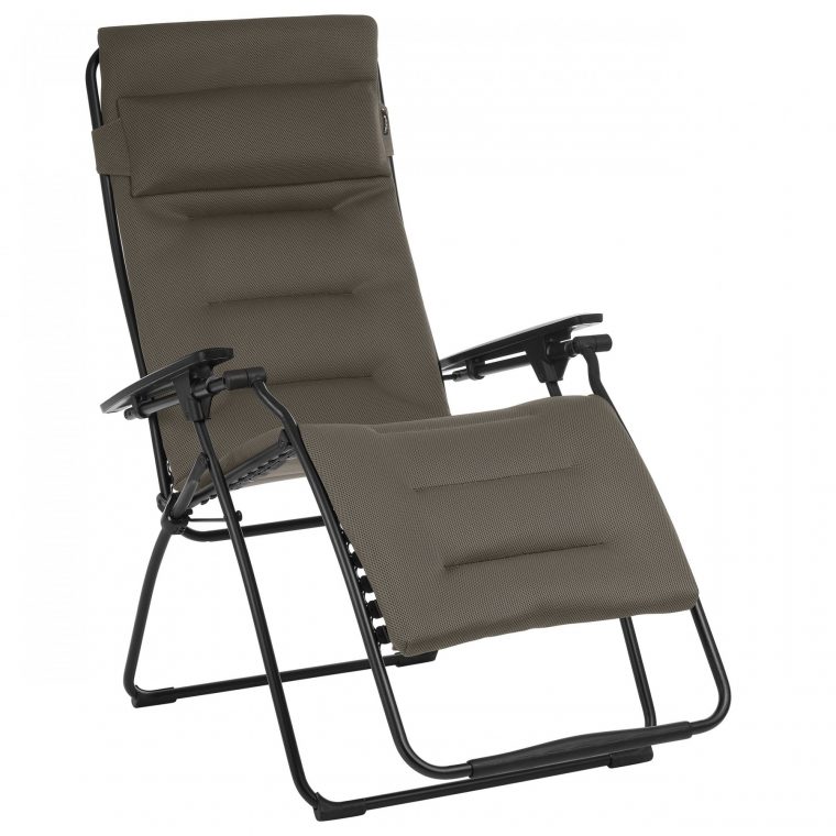 Relaxation Chair Xl Futura Air Comfort Taupe | Lafuma Mobilier concernant Relax Lafuma