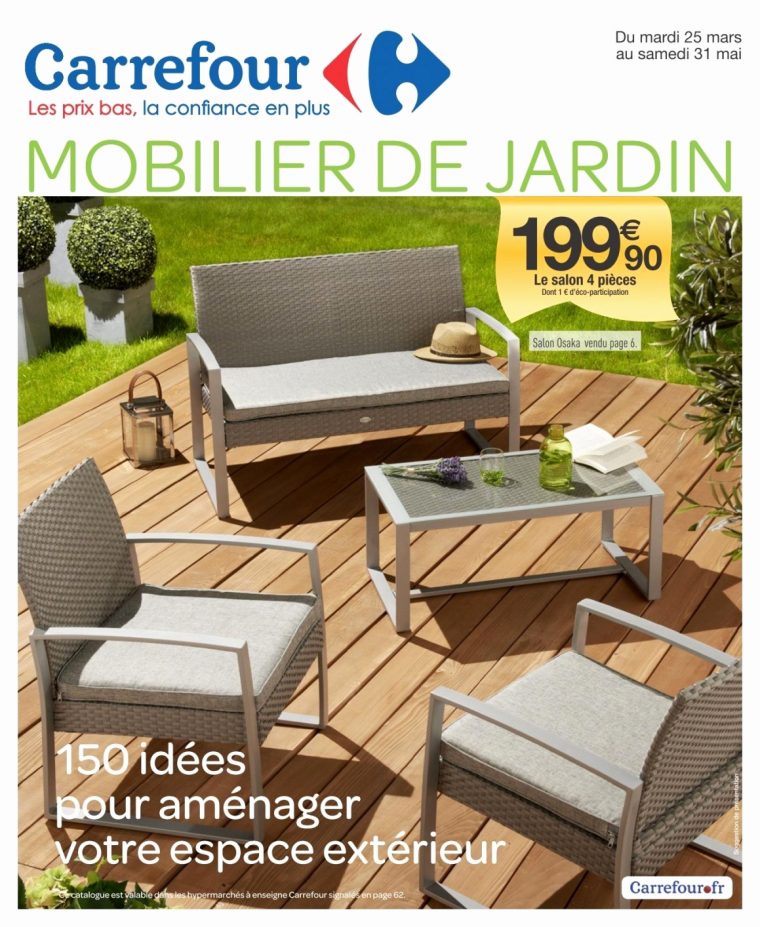 Salon De Jardin Intermarche 2018 Luxe Inspirational … destiné Table De Jardin Intermarché 2019