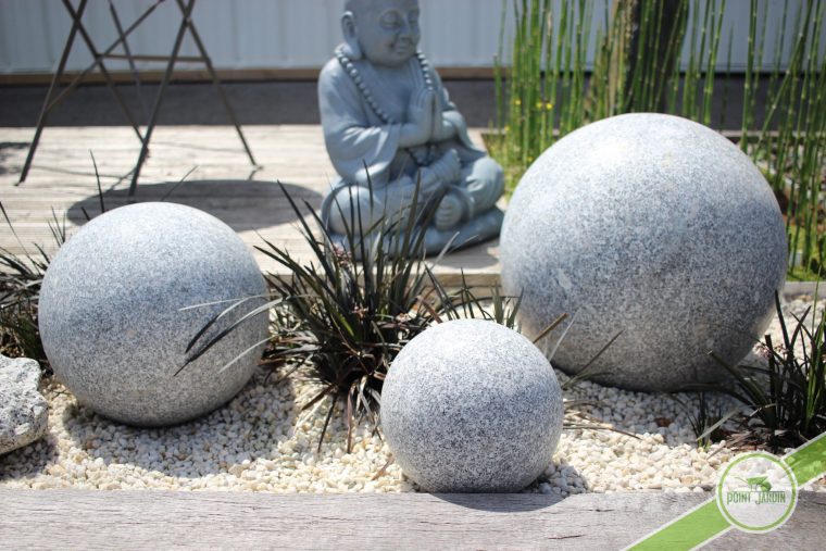Sphère Granit 20Cm intérieur Boule Decorative Jardin