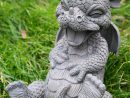 Statue De Dragon Kringelt, Rire Statuette De Jardin | Dragon ... à Statuette De Jardin