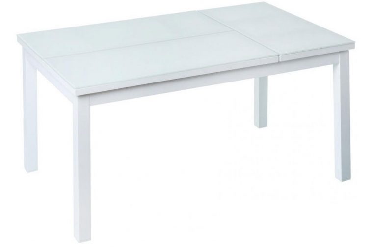 Table Pliante Extérieur Aluminium Blanche Cyril Plus D's avec Table De Jardin Pas Cher
